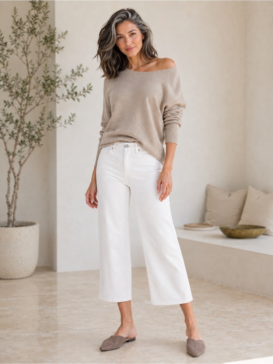 NYDJ Pants - NEW NYDJ White LT Cool Embrace Joni Capri Jeans 6